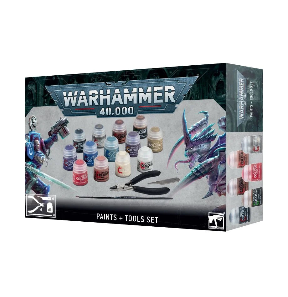 Warhammer 40000: Paint + Tools Set