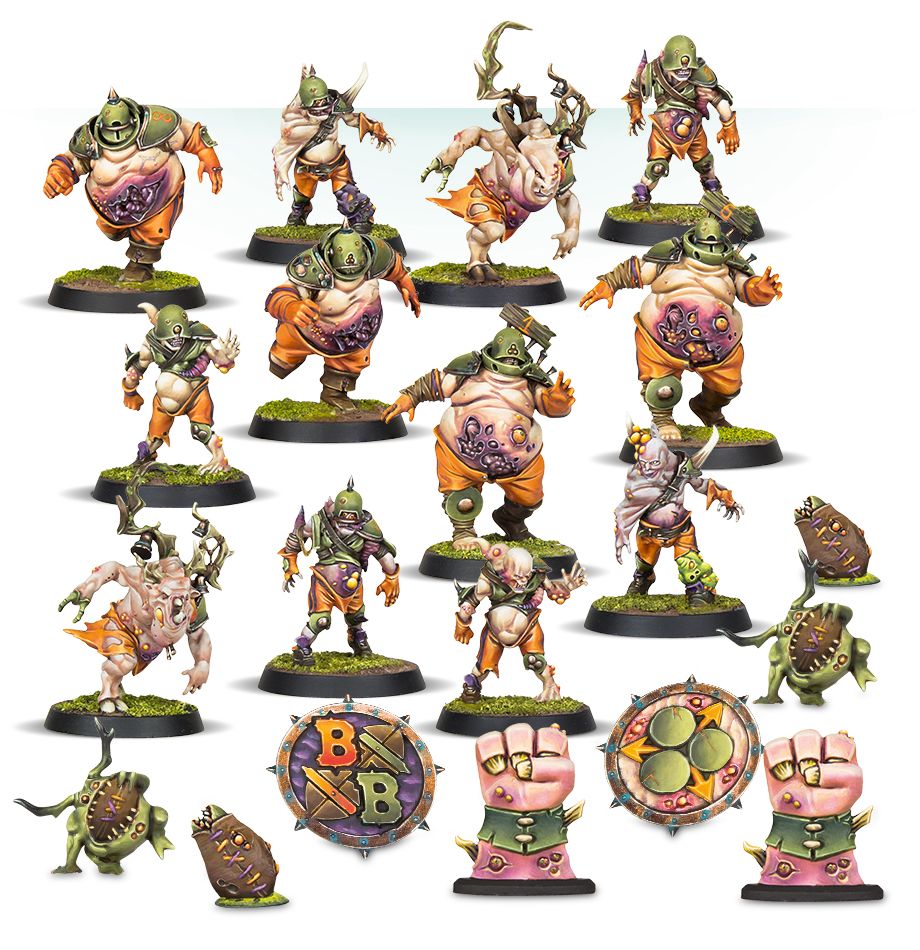 Blood Bowl- Nurgle Team: Nurgle's Rotters