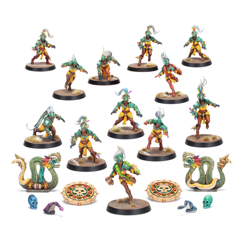 Blood Bowl- Amazon Team: Kara Temple Harpies