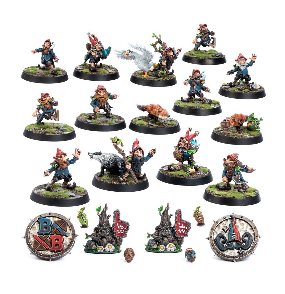 Blood Bowl- Gnome Team: The Glimdwarrow Groundhogs