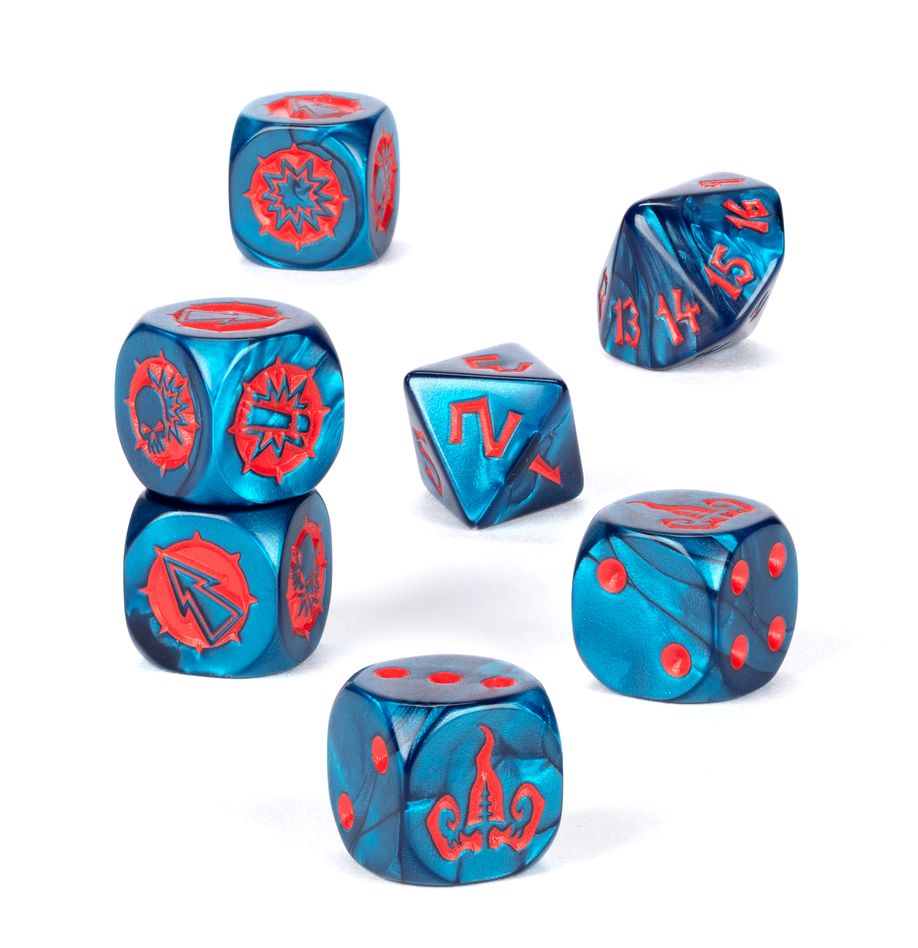 Blood Bowl- Gnome Team Dice Set