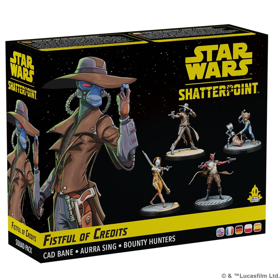 Star Wars Shatterpoint- Fistful of Credits: Cad Bane Squad Pack