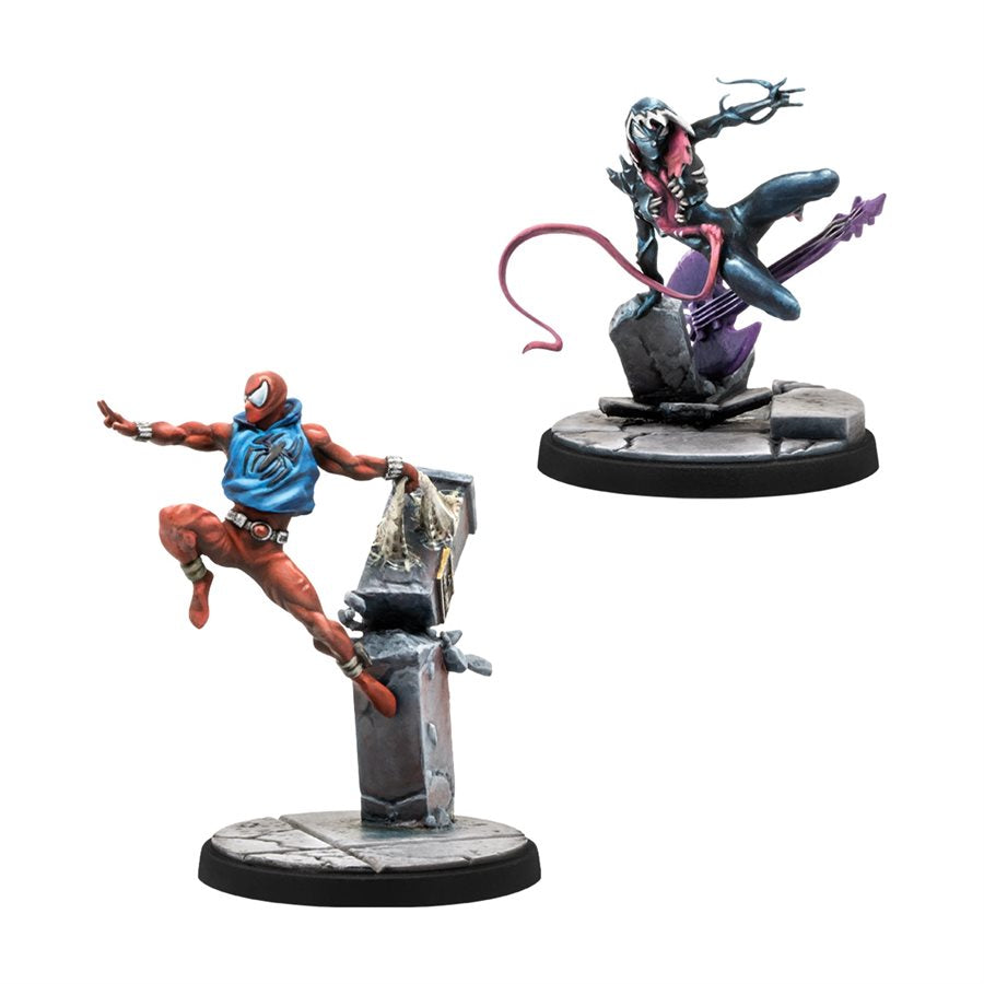 Gwenom and Scarlet Spider