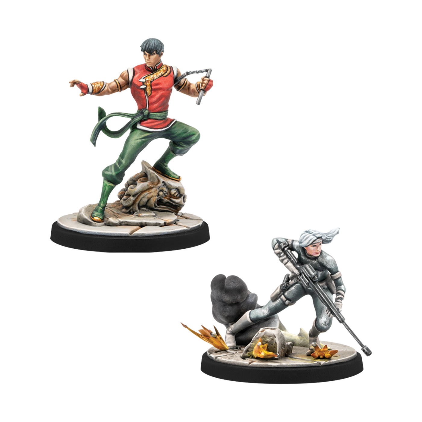 Shang Chi and Silver Sable