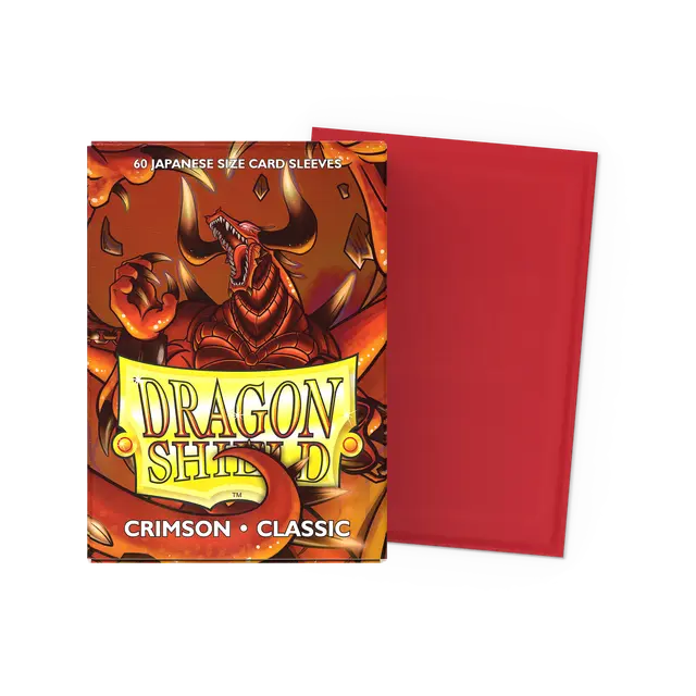 Dragon shield- Classic Crimson- Japanese size