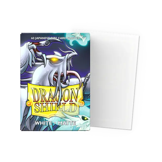 Dragon shield-Matte White- Japanese size