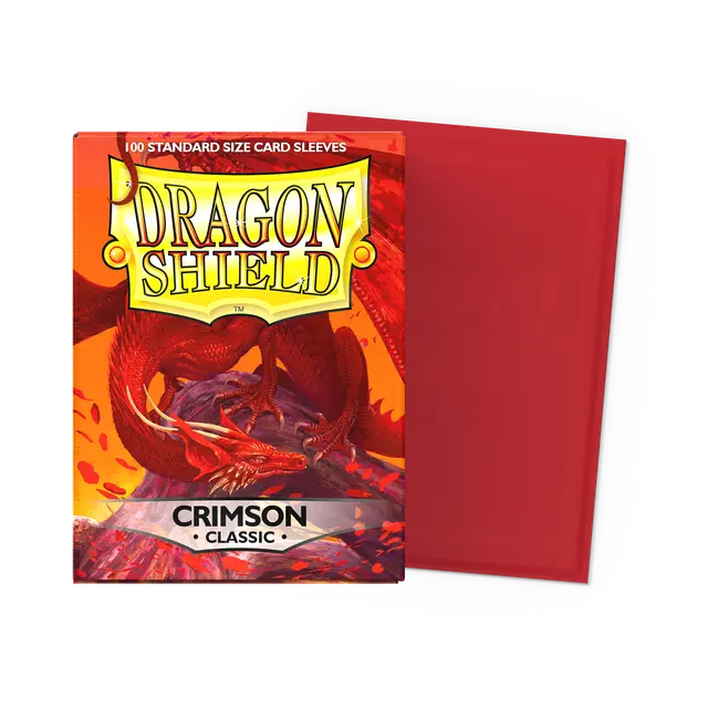 Dragon shield- Classidc Crimson(100CT)