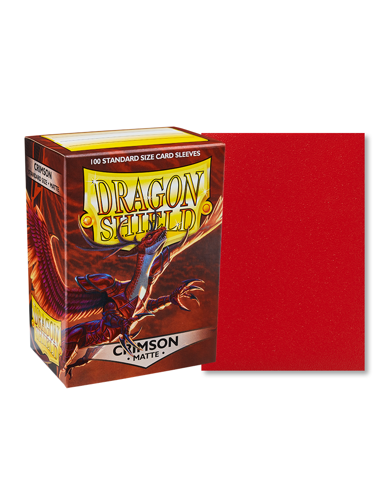 Dragon Shield Sleeves Matte Crimson (100 Count)