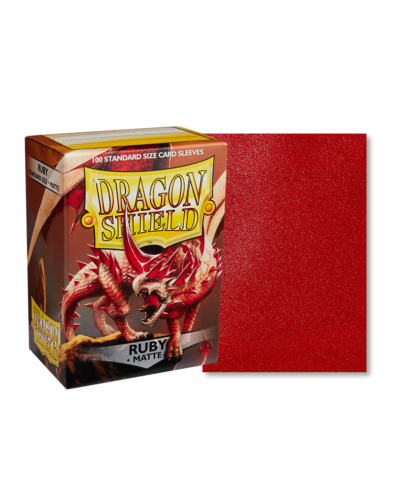 Dragon shield- Matte Ruby(100 CT)