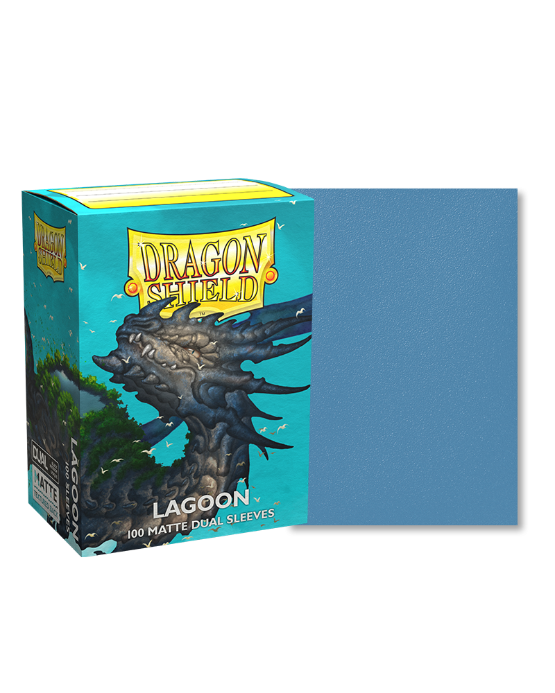 Dragon Shield Sleeves Lagoon Matte Dual (100 Count)