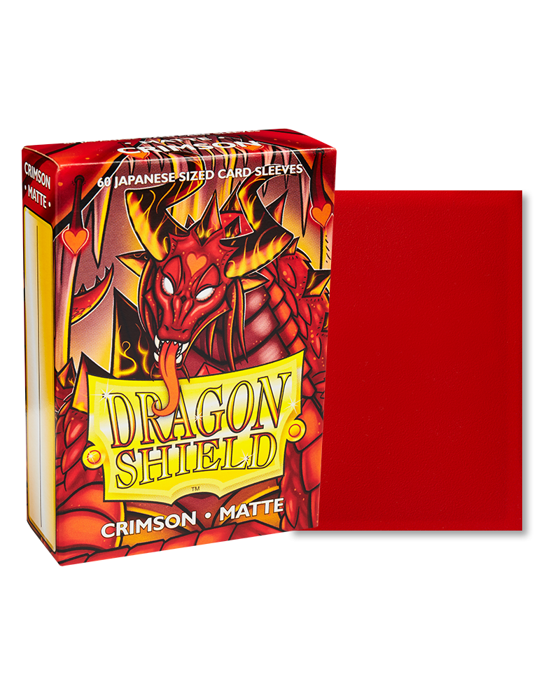 Dragon shield- Matte Crimson- Japanese size