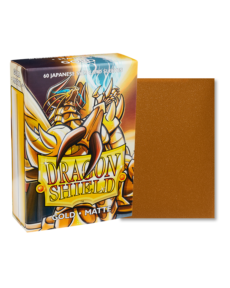 Dragon shield- Matte Gold- Japanese size