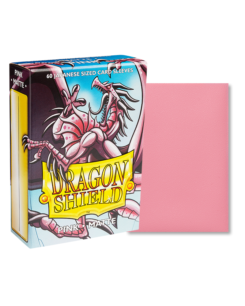 Dragon shield- Matte Pink- Japanese size