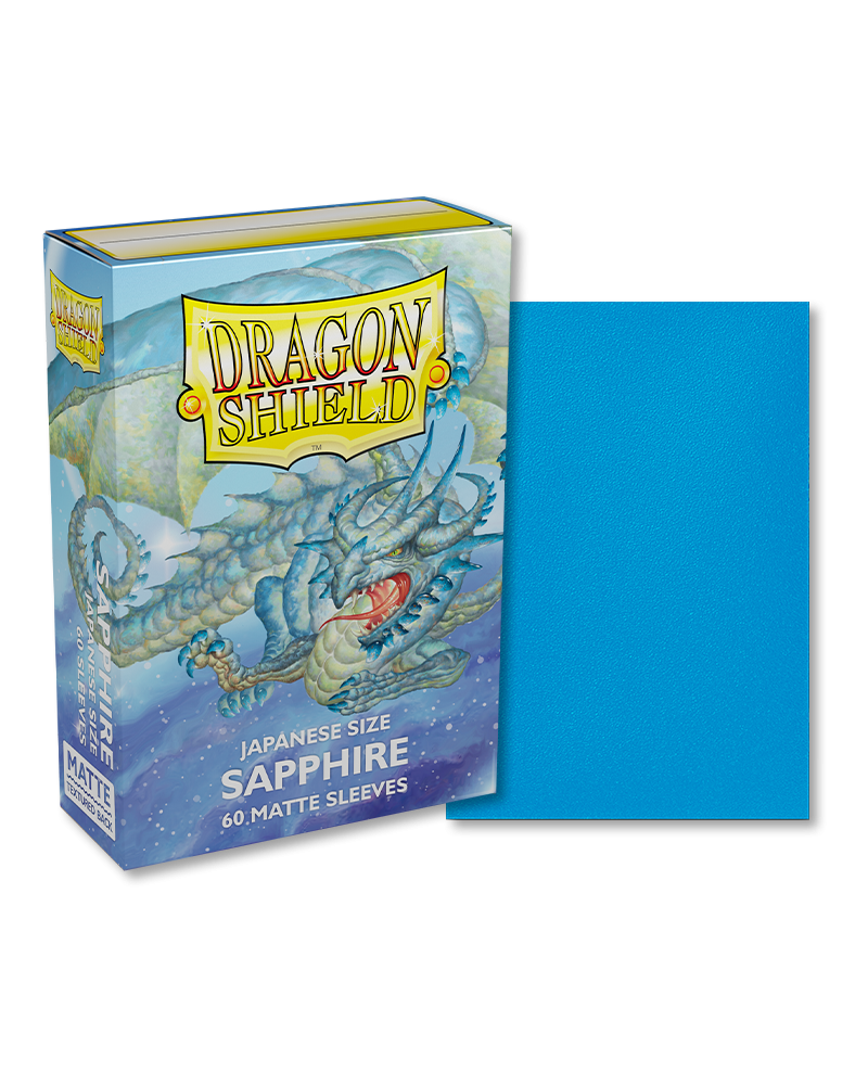 Dragon shield- Matte Sapphire- Japanese size