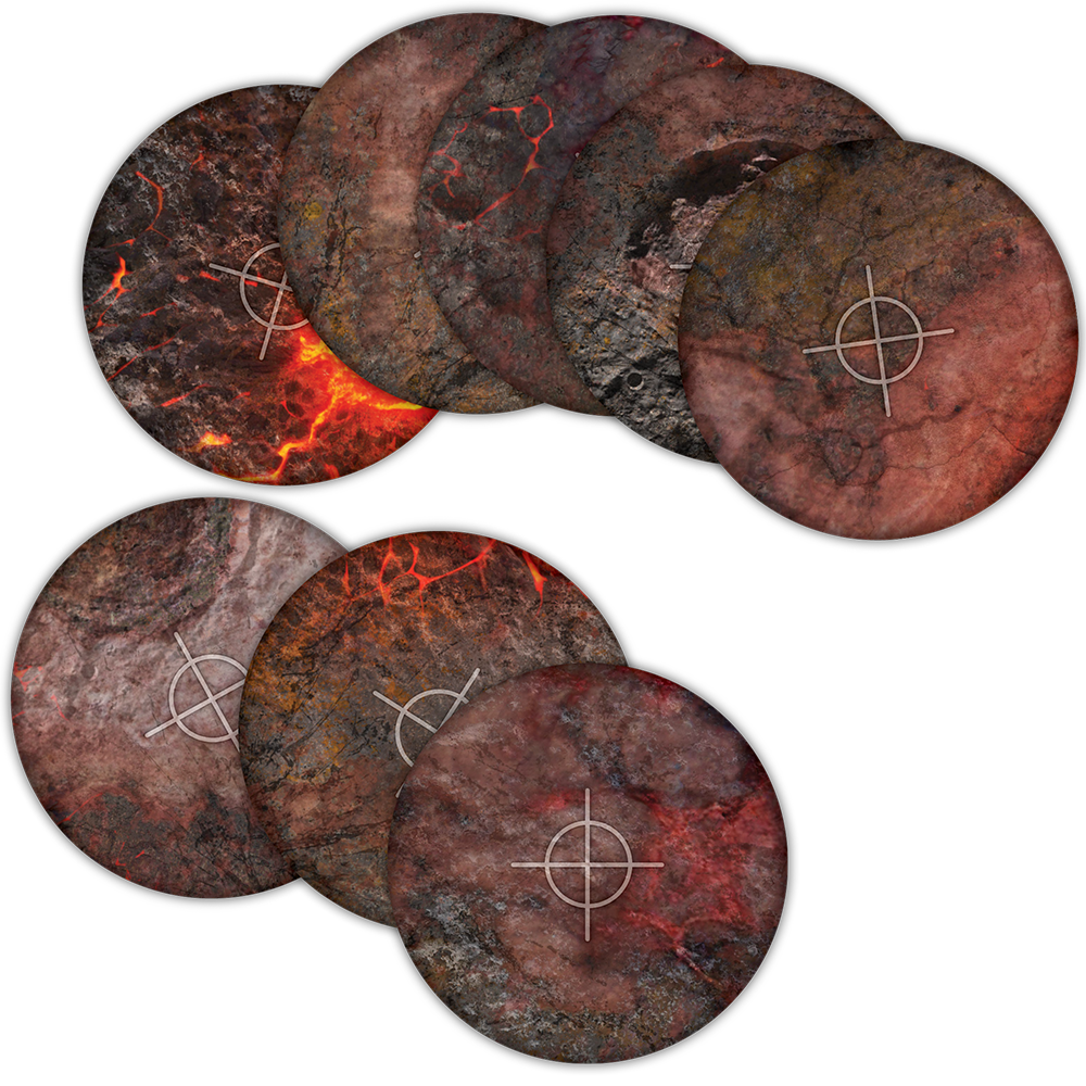 Terrain Crate: Battle mat: Objective Templates