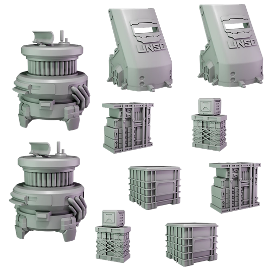 Halo: Flashpoint - UNSC Scenery Set