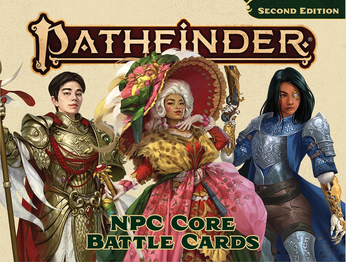 Pathfinder 2nd Edition RPG NPC Core Battle Cards