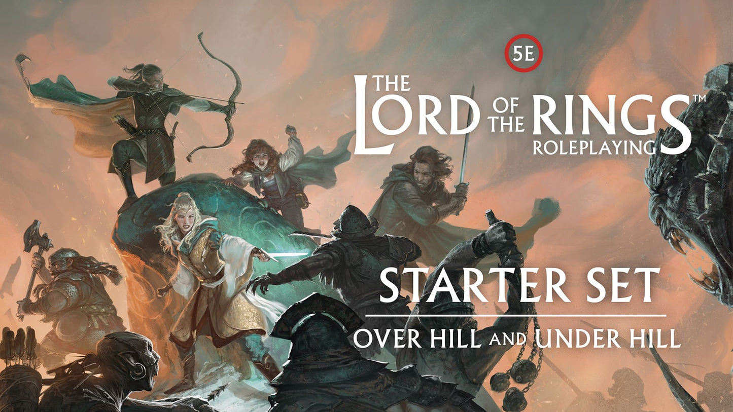 Lord of the Rings Roleplaying Starter Set- Over Hill and Under Hill