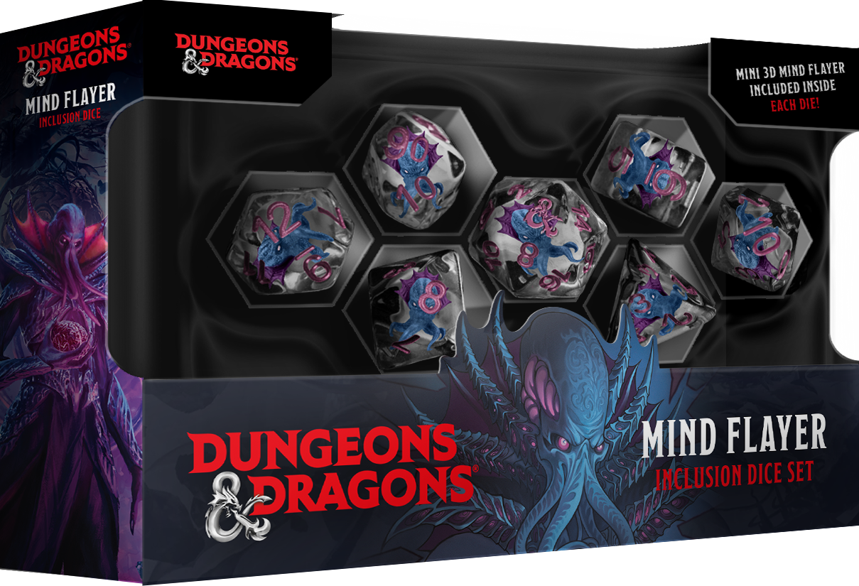 Mindflayer Resin Dice Set