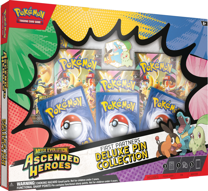 Pokémon - Ascended Heroes First Partners Deluxe Pin Collections