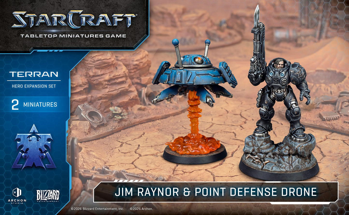 Starcraft- Terran Jim Raynor & Point Defense Drone