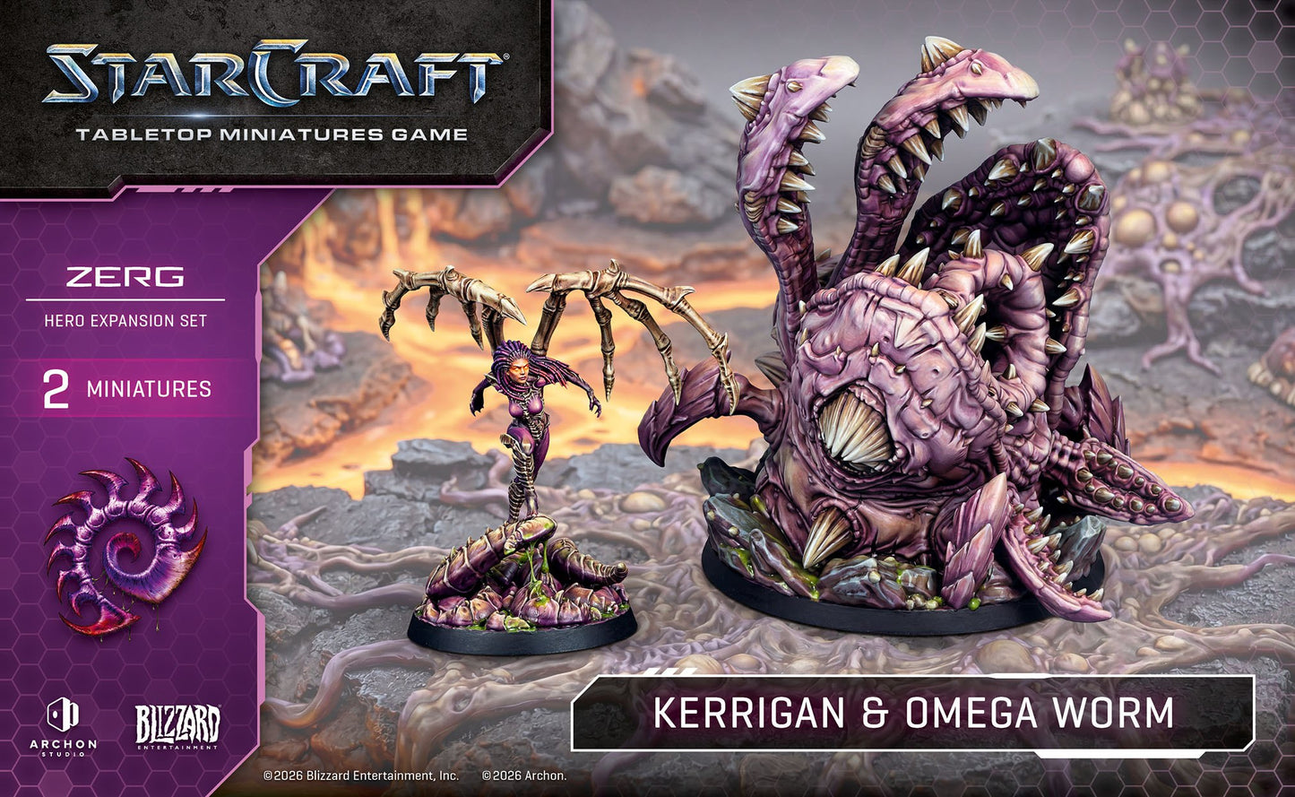 Starcraft- Zerg Kerrigen and Omega Worm