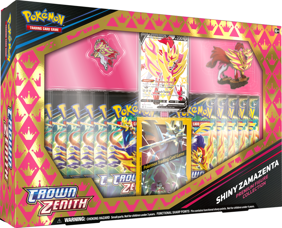 Pokémon- Crown Zenith Premium Figure Collection- Shiny Zamazenta