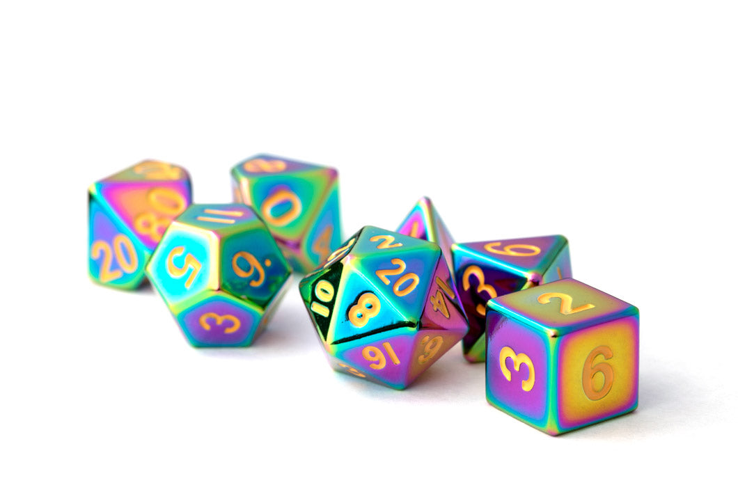 Metal 7 Die Set - Torched Rainbow 16mm
