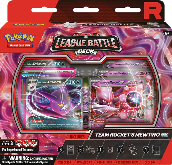 Pokémon League Battle Deck- Team Rocket's Mewtwo EX