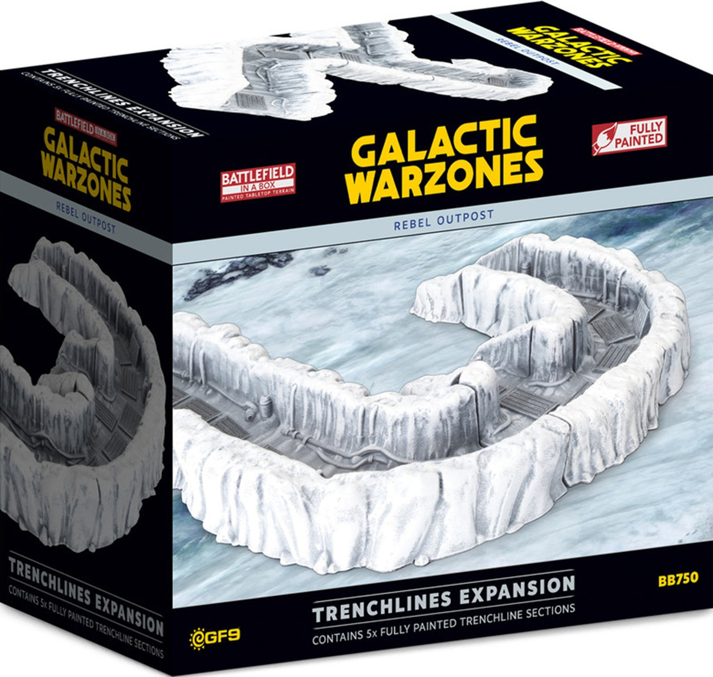 Battlefield in a Box: Galactic Warzone- Trenchlines