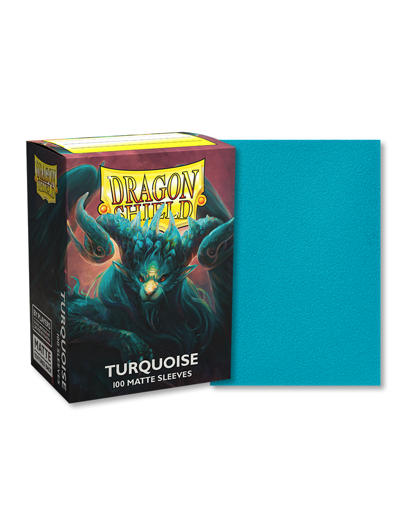 Dragon shield- Matte Turquoise(100 CT)