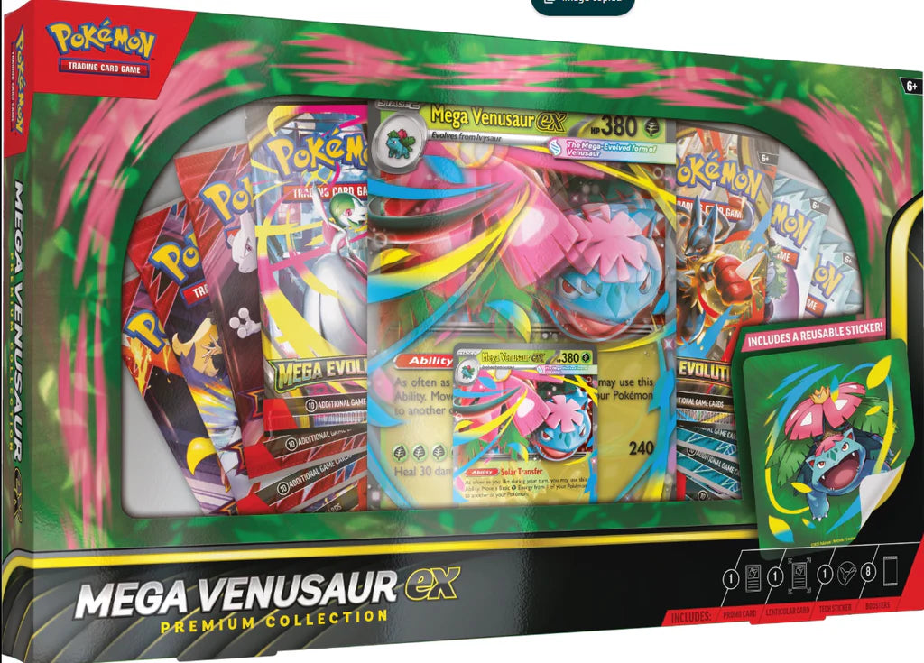 Pokémon- Mega Venusaur EX Premium Collection