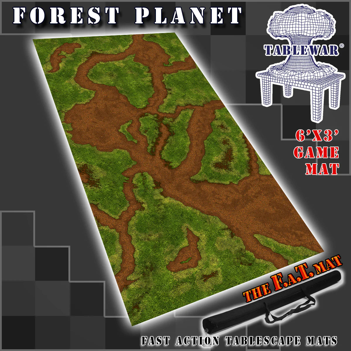 F.A.T Mats Forest Planet 6x3