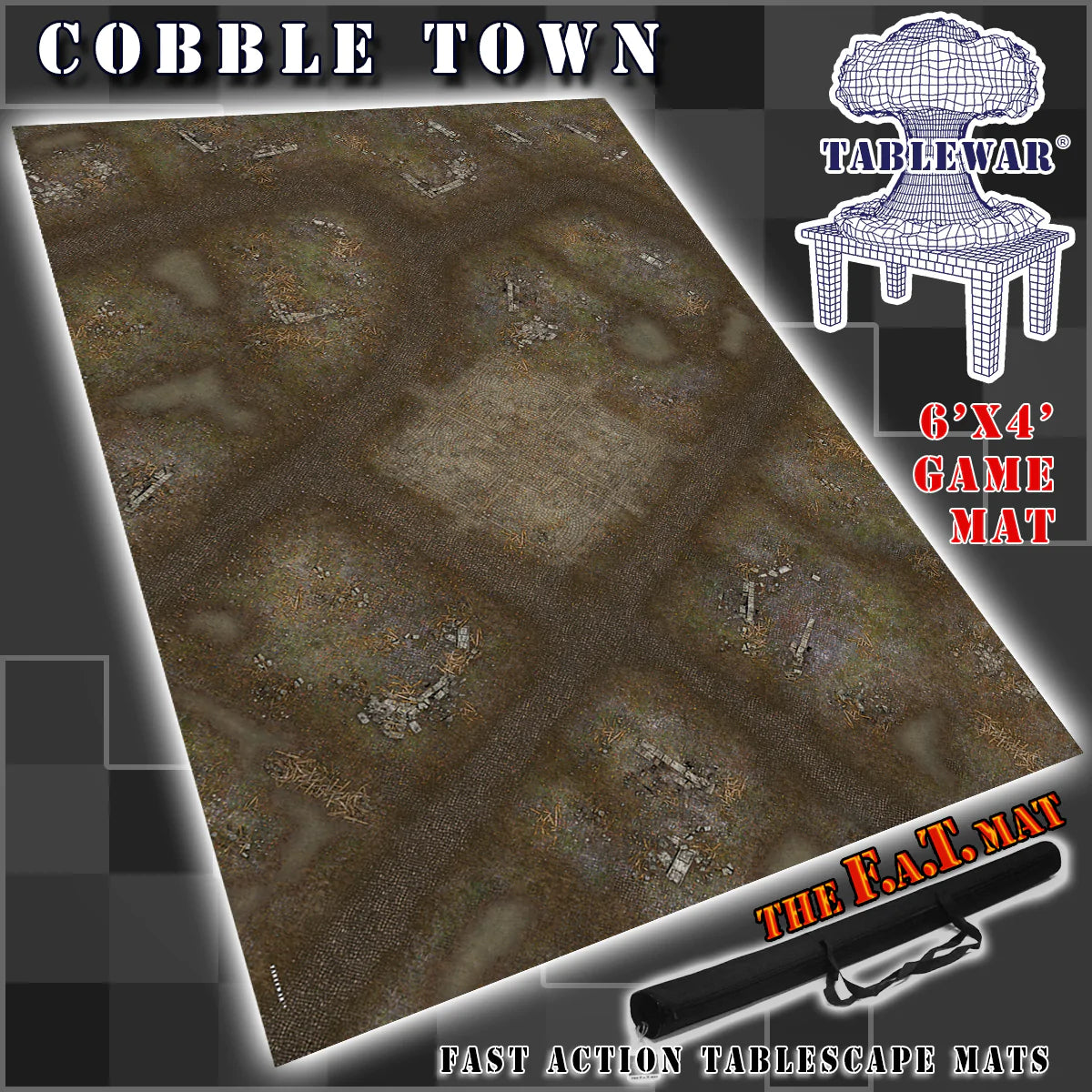 F.A.T Mats Cobble Town 6x4