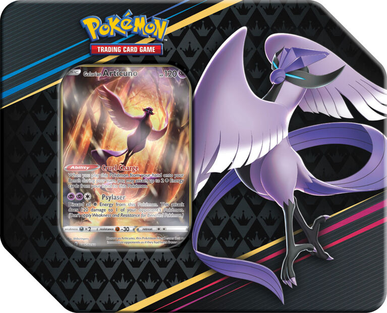 Pokemon Crown Zenith Galarian Tin - Articuno