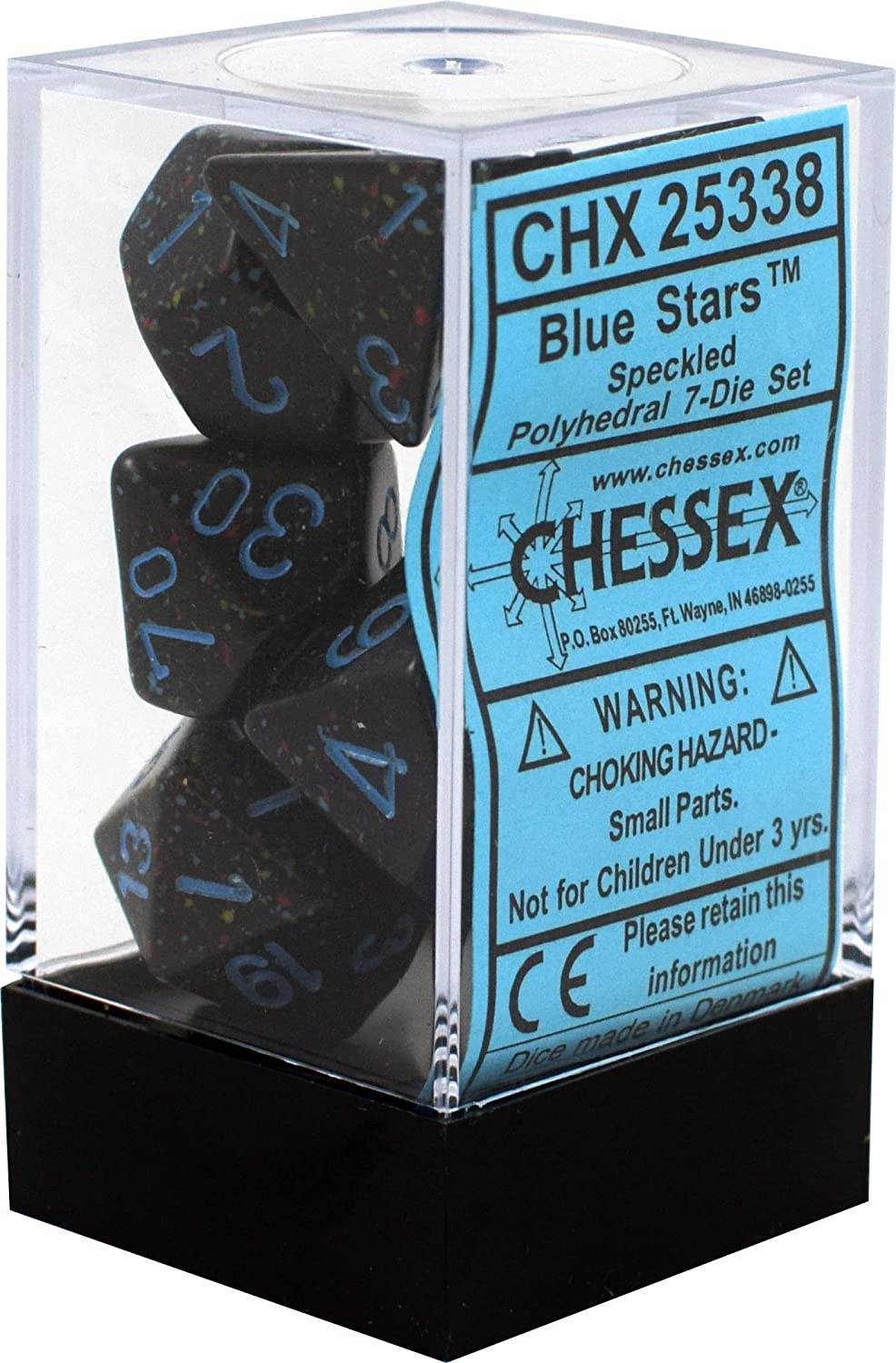 Speckled 7 Die Set- Blue Stars