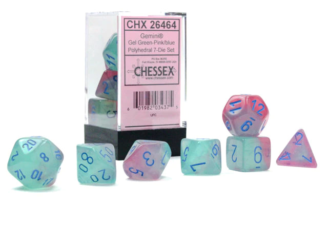 Gemini 7 Die Set Gel Green-Pink/Blue Luminary