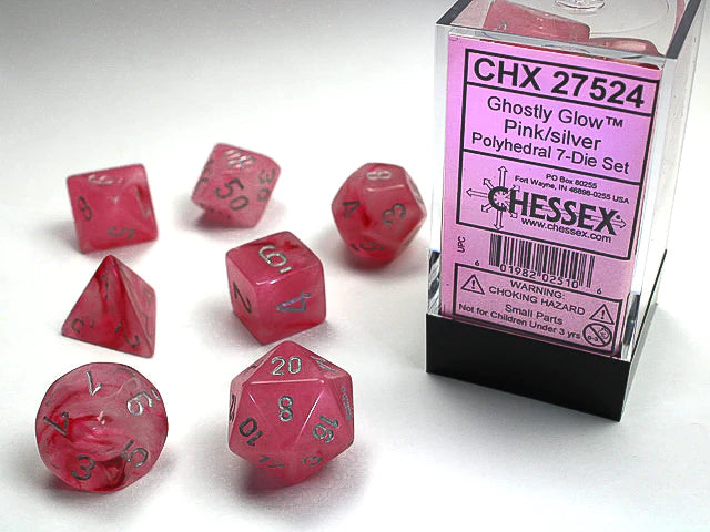 Ghostly Glow 7- Die set Pink/Silver