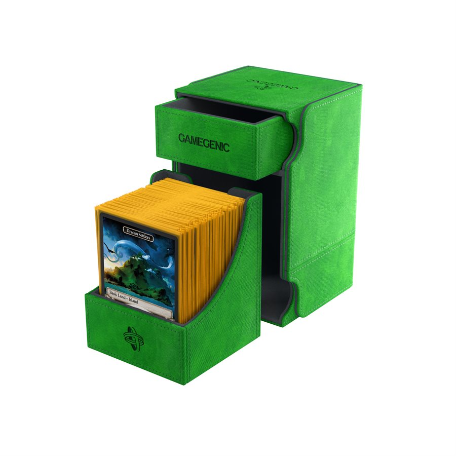 Gamegenic: Watchtower Convertible Deck Box- Green