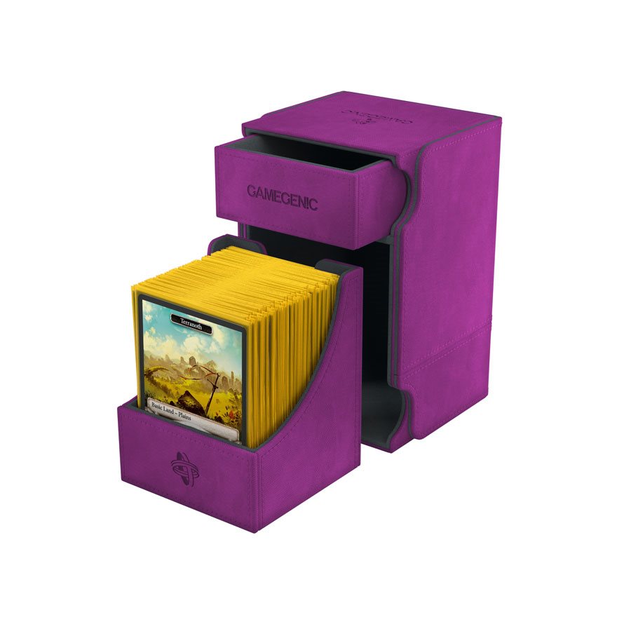 Gamegenic: Watchtower Convertible Deck Box- Purple