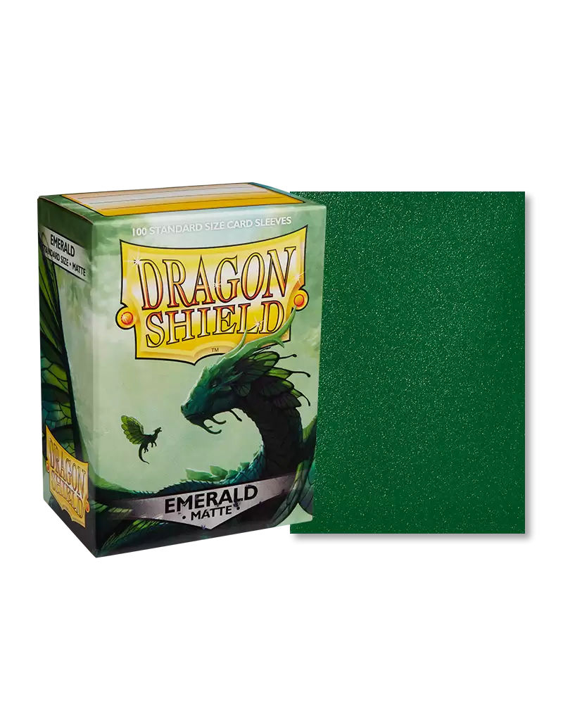 Dragon shield- Matte Emerald(100CT)