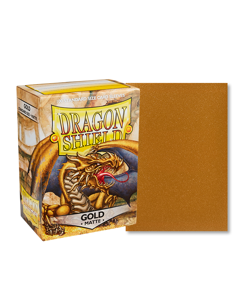 Dragon shield- Matte Gold(100CT)