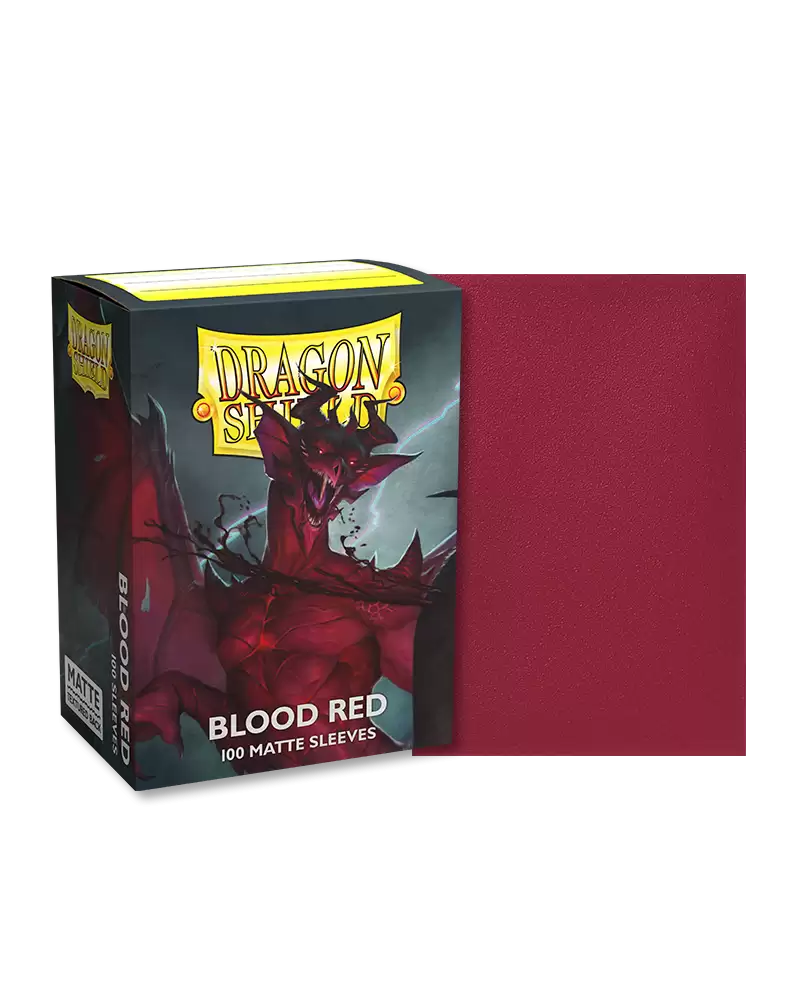 Dragon shield- Matte Blood Red(100CT)
