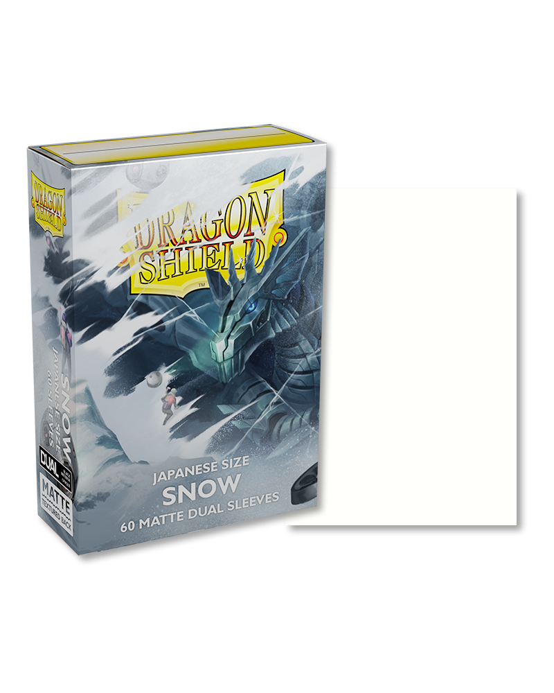 Dragon shield-Matte Snow- Japanese size