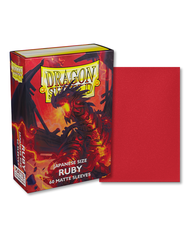 Dragon shield-Matte Ruby- Japanese size