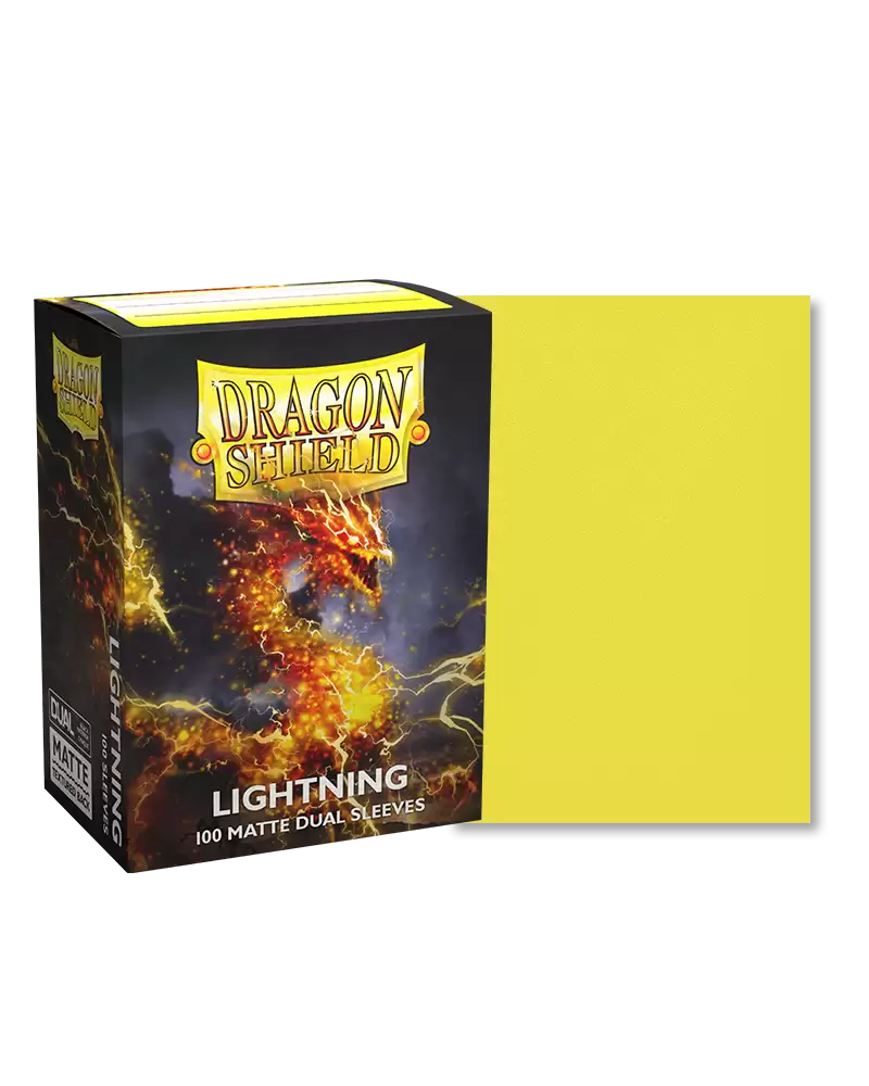 Dragon shield- Matte Dual Lightning(100CT)