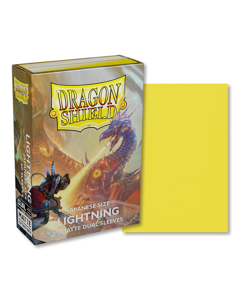 Dragon shield-Dual Matte Lightning- Japanese size – Outpost Gaming