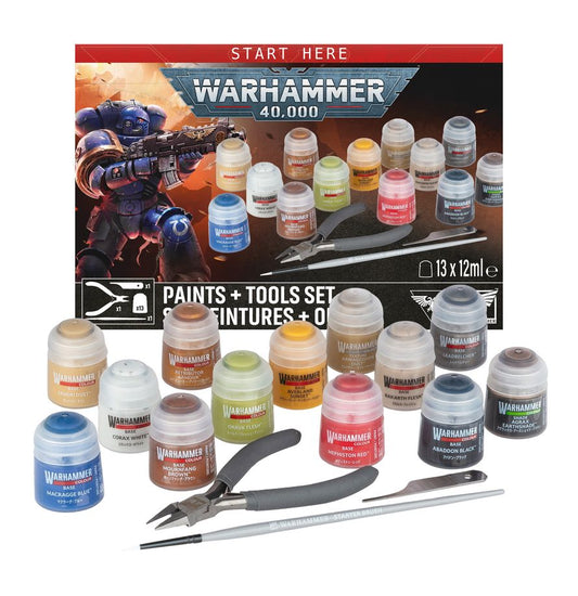 Warhammer 40k- Paint + Tool Set