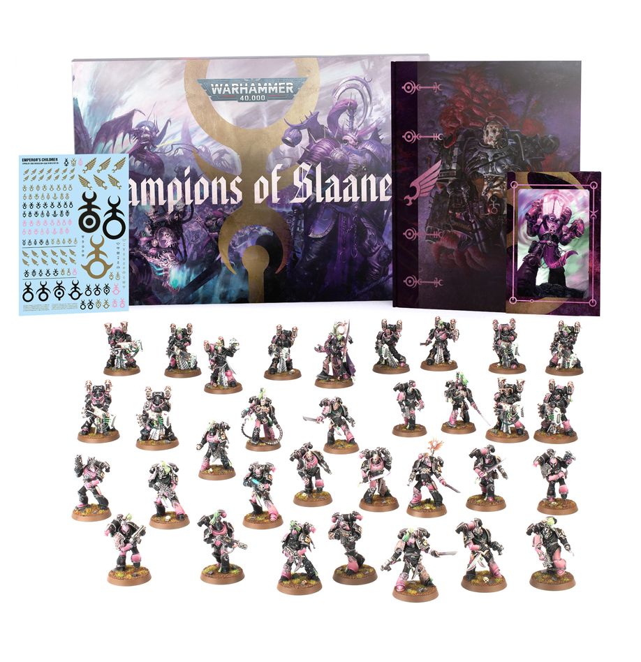 Warhammer 40,000: Champions of Slaanesh- The Emperor's Children Army Set