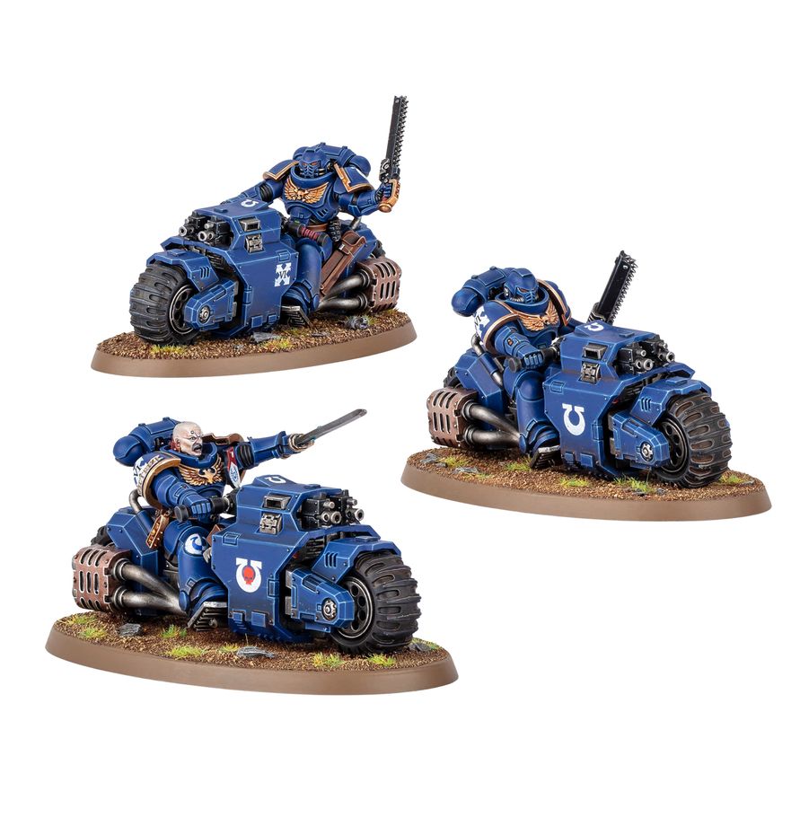 Warhammer 40k- Space Marines Outrider Squad